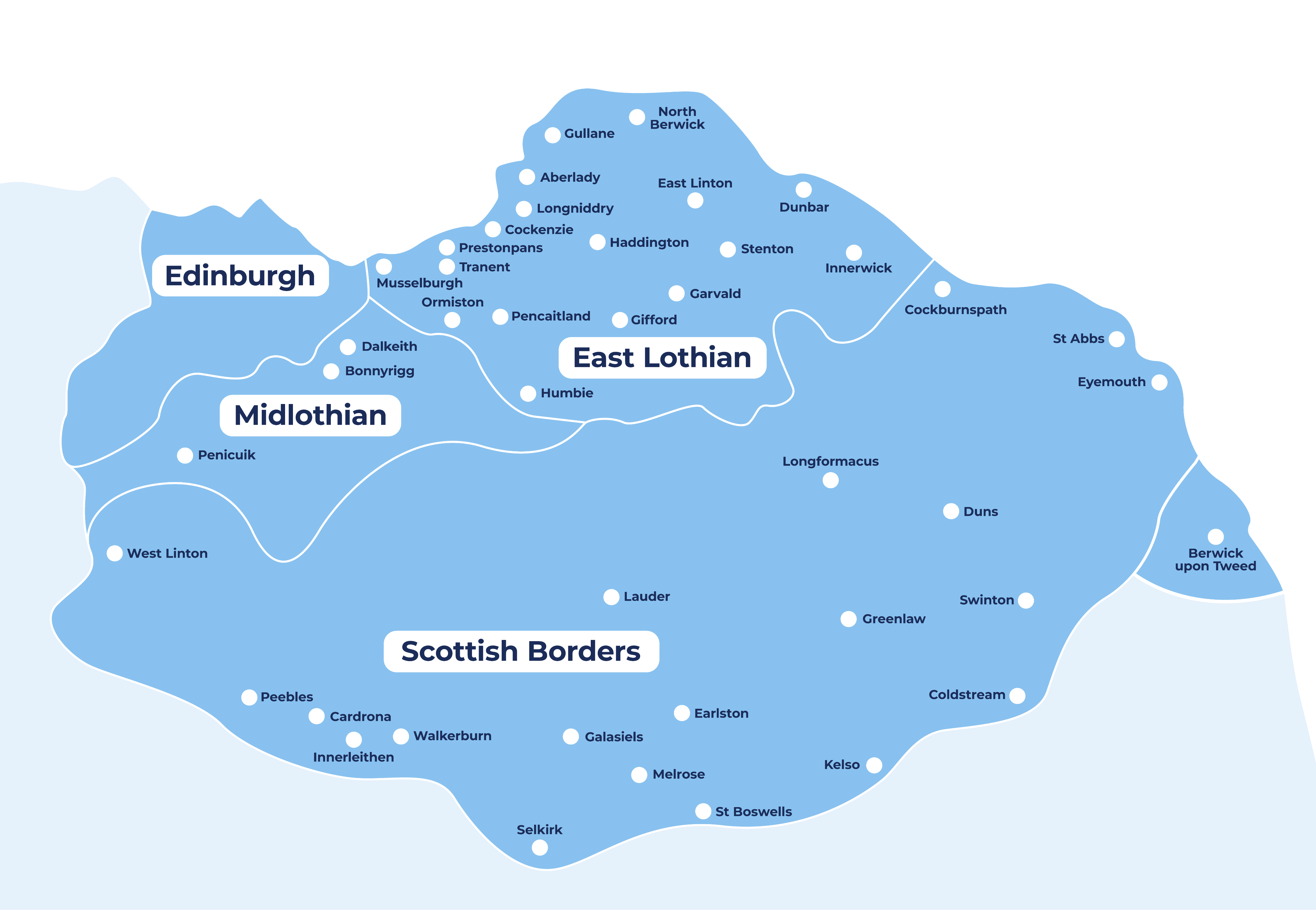 Operate Locations on a Map